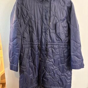 GAP Navy Quilted Jacket